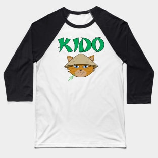 Kido the Samurai Cat Baseball T-Shirt